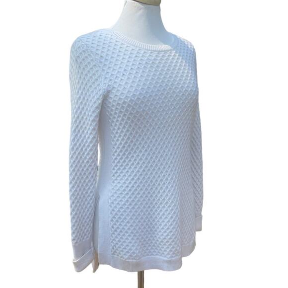 Athleta Sweaters | Athleta Thermal Wool Blend Honeycomb Sweater - Picture 7 of 13